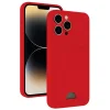 Apple İphone 13 Pro Max Kılıf Kelvin Kartvizitli Silikon - Kırmızı