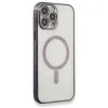 İphone 13 Pro Max Kılıf Magneticsafe Lazer Silikon - Siyah