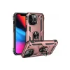 Apple İphone 13 Pro Max Kılıf Sofya Yüzüklü Silikon Kapak - Rose