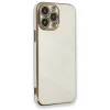 Apple İphone 13 Pro Max Kılıf Volet Silikon - Beyaz