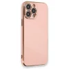 Apple İphone 13 Pro Max Kılıf Volet Silikon - Pembe