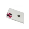 Apple İphone 13 Rainbow Kamera Lens Koruma Cam - Koyu Kırmızı
