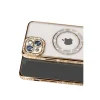 İphone 14 Kılıf Joke Simli Magneticsafe Kılıf - Gold
