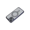 Apple İphone 14 Kılıf Joke Simli Magneticsafe Kılıf - Lacivert
