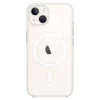 Apple İphone 14 Kılıf Magneticsafe Şeffaf Silikon - Şeffaf