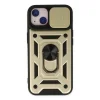 Apple İphone 14 Kılıf Pars Lens Yüzüklü Silikon - Gold