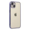 Apple İphone 14 Kılıf Razer Lensli Silikon - Mor