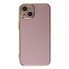 Apple İphone 14 Kılıf Volet Silikon - Mor