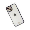 Apple İphone 14 Plus Kılıf Liva Lens Silikon - Mavi