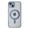 Apple İphone 14 Plus Kılıf Magneticsafe Lazer Silikon - Sierra Blue