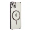 Apple İphone 14 Plus Kılıf Magneticsafe Lazer Silikon - Siyah