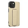 Apple İphone 14 Plus Kılıf Mega Standlı Silikon - Gold