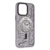 Apple İphone 14 Pro Kılıf Apollo Magneticsafe Desenli Kapak - Apollo Mor - 5