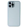 Apple İphone 14 Pro Kılıf Coco Deri Silikon Kapak - Sky Blue