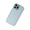 Apple İphone 14 Pro Kılıf Coco Deri Silikon Kapak - Sky Blue