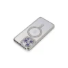 İphone 14 Pro Kılıf Joke Simli Magneticsafe Kılıf - Gümüş