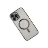 Apple İphone 14 Pro Kılıf Magneticsafe Lazer Silikon - Siyah