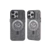 Apple İphone 14 Pro Max Kılıf Apollo Magneticsafe Desenli Kapak - Apollo Siyah - 1