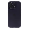 Apple İphone 14 Pro Max Kılıf Luko Lens Silikon - Derin Mor