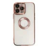 Apple İphone 14 Pro Max Kılıf Slot Silikon - Rose Gold
