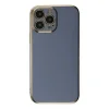 Apple İphone 14 Pro Max Kılıf Volet Silikon - Mavi