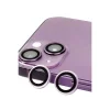 Apple İphone 14 Raze Metal Kamera Lens - Mor