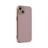 Apple İphone 15 Kılıf Volet Silikon - Mor