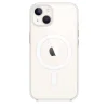 Apple İphone 15 Plus Kılıf Magneticsafe Şeffaf Silikon - Şeffaf