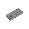 Apple İphone 15 Pro Kılıf Joke Simli Magneticsafe Kılıf - Gri
