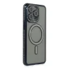 Apple İphone 15 Pro Kılıf Joke Simli Magneticsafe Kılıf - Lacivert