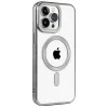 Apple İphone 15 Pro Kılıf Kronos Magsafe Kapak - Titanyum Gri