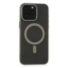 Apple İphone 15 Pro Kılıf Lodos Magneticsafe Mat Kapak - Titan Gri