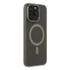 Apple İphone 15 Pro Kılıf Lodos Magneticsafe Mat Kapak - Titan Gri