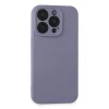 Apple İphone 15 Pro Max Kılıf Nano İçi Kadife Silikon - Lila