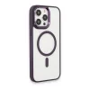 Apple İphone 15 Pro Max Kılıf Room Magneticsafe Silikon - Derin Mor