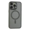 Apple İphone 15 Pro Max Kılıf Room Magneticsafe Silikon - Gri