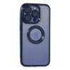Apple İphone 15 Pro Max Kılıf Slot Silikon - Lacivert