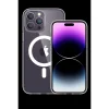 Apple İphone 15 Pro Max Kılıf Tron Şeffaf Magsafe Kapak - Şeffaf
