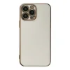 Apple İphone 15 Pro Max Kılıf Volet Silikon - Beyaz