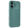 Apple İphone 16 Kılıf Auto Focus Karbon Kapak - Koyu Yeşil