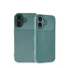 Apple İphone 16 Kılıf Auto Focus Karbon Kapak - Koyu Yeşil