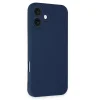 Apple İphone 16 Kılıf First Silikon - Lacivert