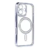 Apple İphone 16 Kılıf Joke Simli Magneticsafe Kılıf - Mavi