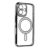 Apple İphone 16 Kılıf Joke Simli Magneticsafe Kılıf - Siyah
