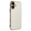 Apple İphone 16 Kılıf Volet Silikon - Beyaz