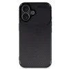 Apple İphone 16 Plus Kılıf Auto Focus Karbon Kapak - Siyah