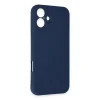 Apple İphone 16 Plus Kılıf First Silikon - Lacivert