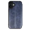 Apple İphone 16 Plus Kılıf Flip Cover - Lacivert
