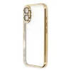 Apple İphone 16 Plus Kılıf Razer Lensli Silikon - Gold