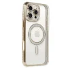 Apple İphone 16 Pro Kılıf Joke Simli Magneticsafe Kılıf - Gold